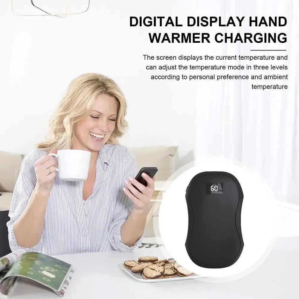 50000mAh Electric Hand Warmer - Portable, Safe, and Durable Winter Essential